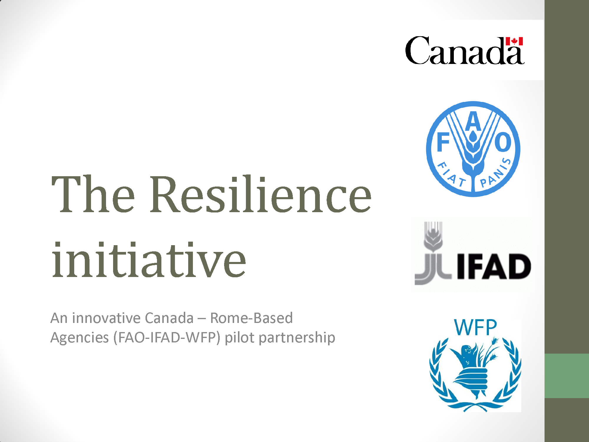 Resilience Initiative